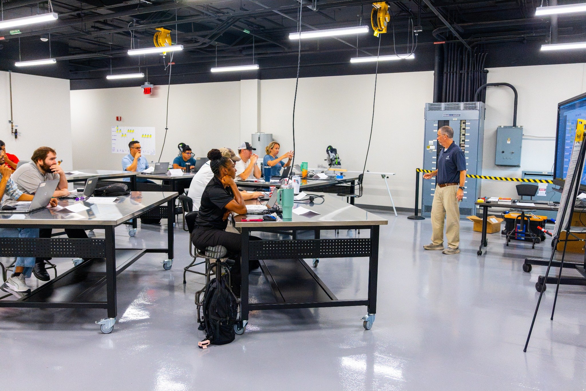 Air Academy Lean Six Sigma Green Belt classroom with students